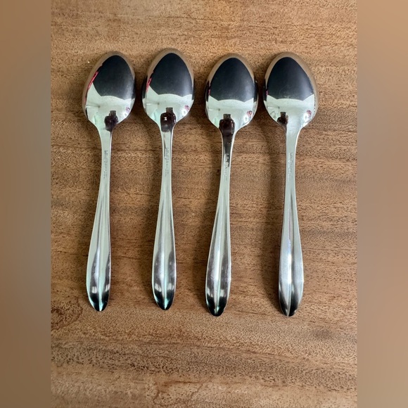 Vintage Haddon Hall 18/8 Germany Set of 4 Demitasse Stainless Spoons - Picture 2 of 5